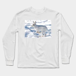 Kangaroo Rabbit - Snowshoe Hare Long Sleeve T-Shirt